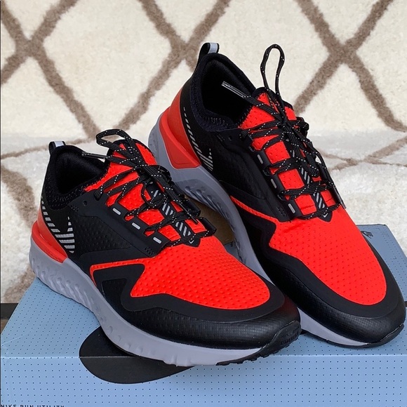 Nike Odyssey React Shield 2 Habanero Red/Black/Thu - Picture 2 of 16